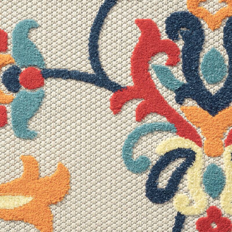 Copac Traditional Floral Performance Indoor/Outdoor Area Rug by Sevita