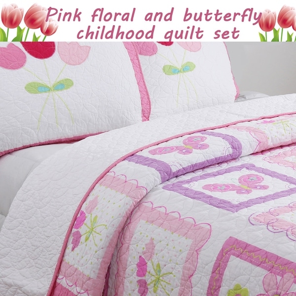 Pottery barn pink on sale quilt