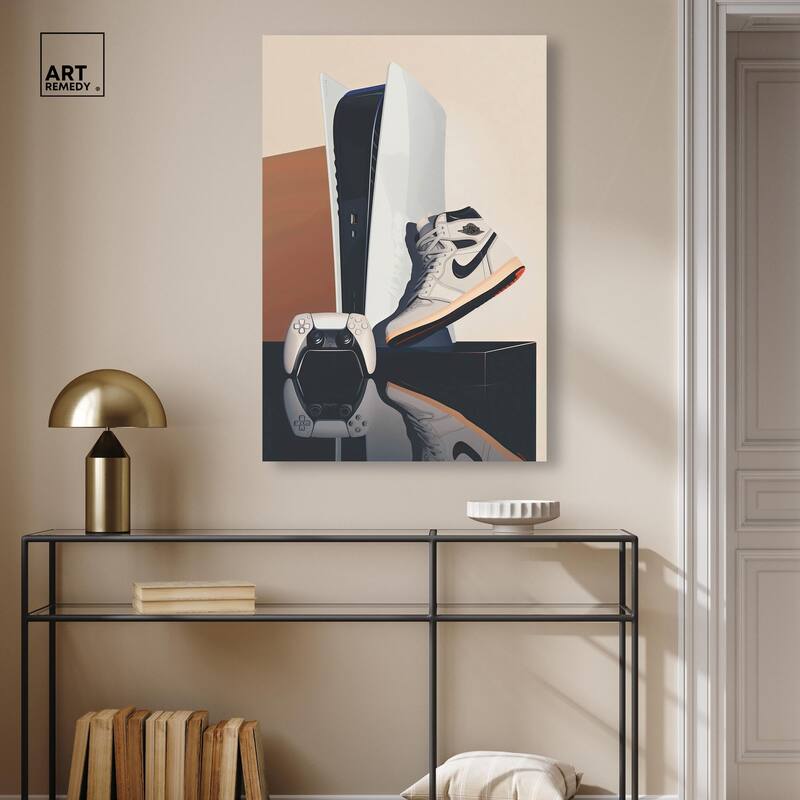 Stylish Gamer Canvas by Art Remedy, Gallery Wrapped
