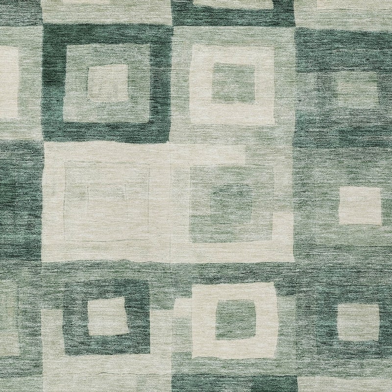 HomeRoots Geometric Transitional Rectangle Outdoor Rug