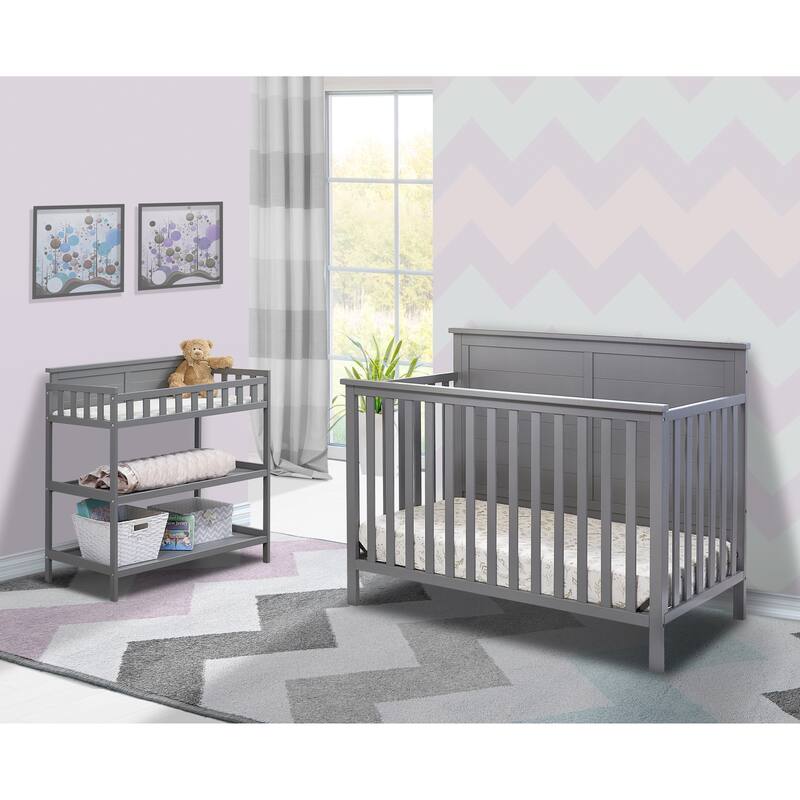 Sorelle Furniture Ashley 4-in-1 Convertible Crib - N/A