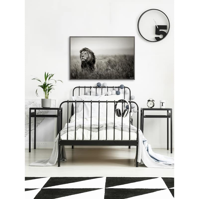 Be the Boss Floater Framed Print on Canvas
