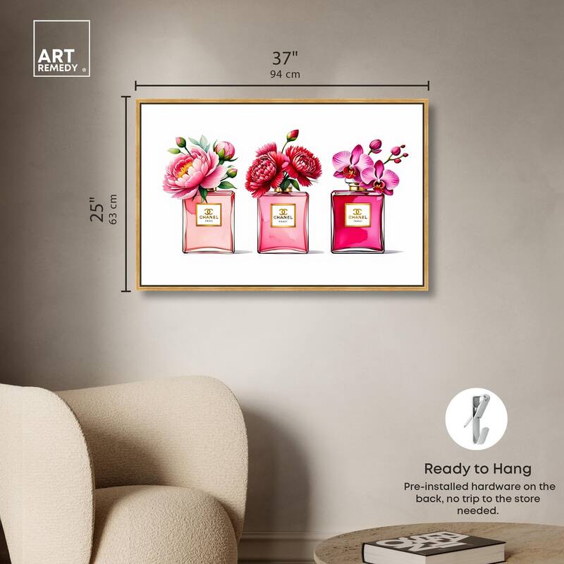 Fragrant Florals Canvas by Art Remedy