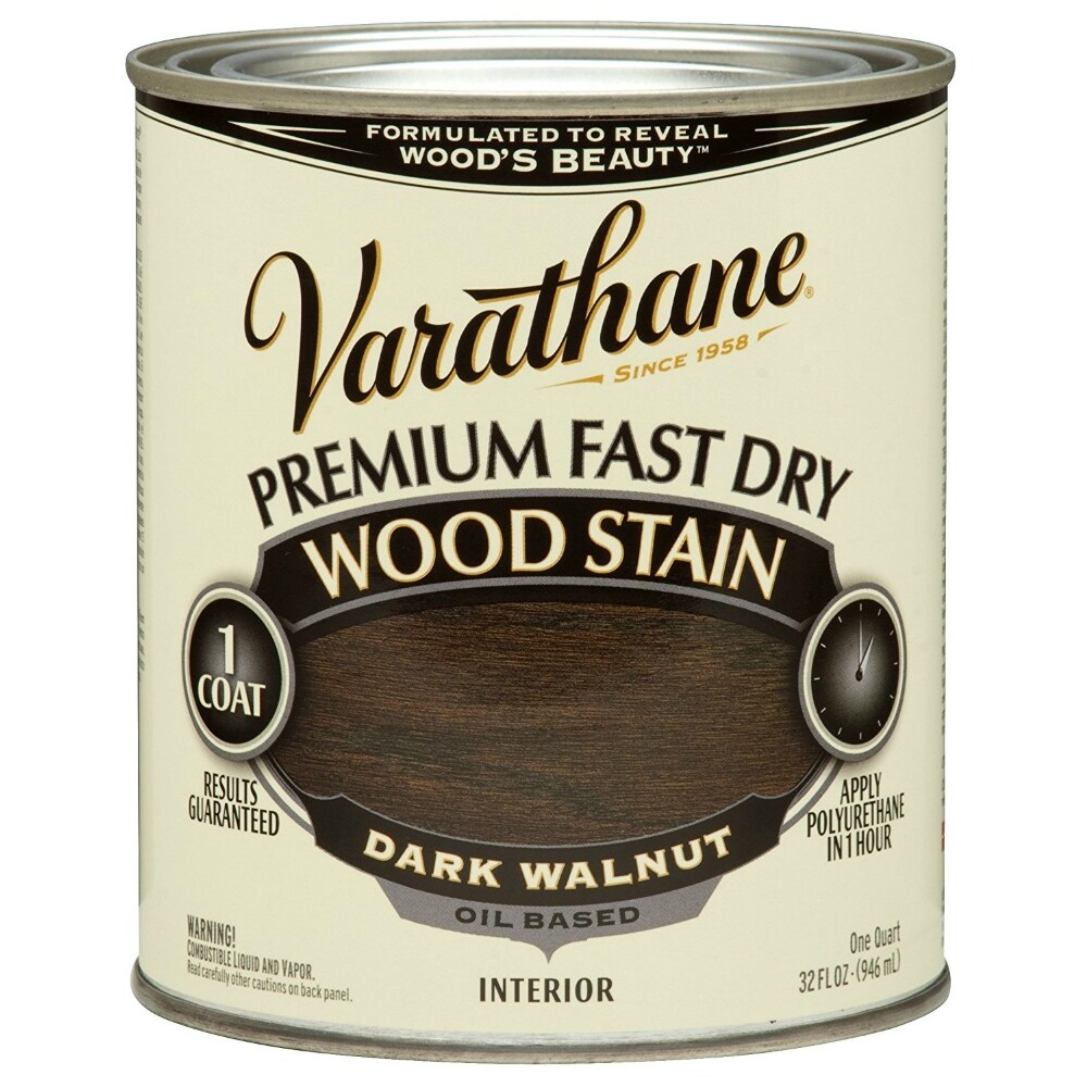 Shop Varathane 262006 Premium Oil Based Fast Dry Wood Stain Dark