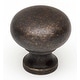preview thumbnail 10 of 10, Alno Knobs 3/4 Inch Mushroom Cabinet Knob Barcelona