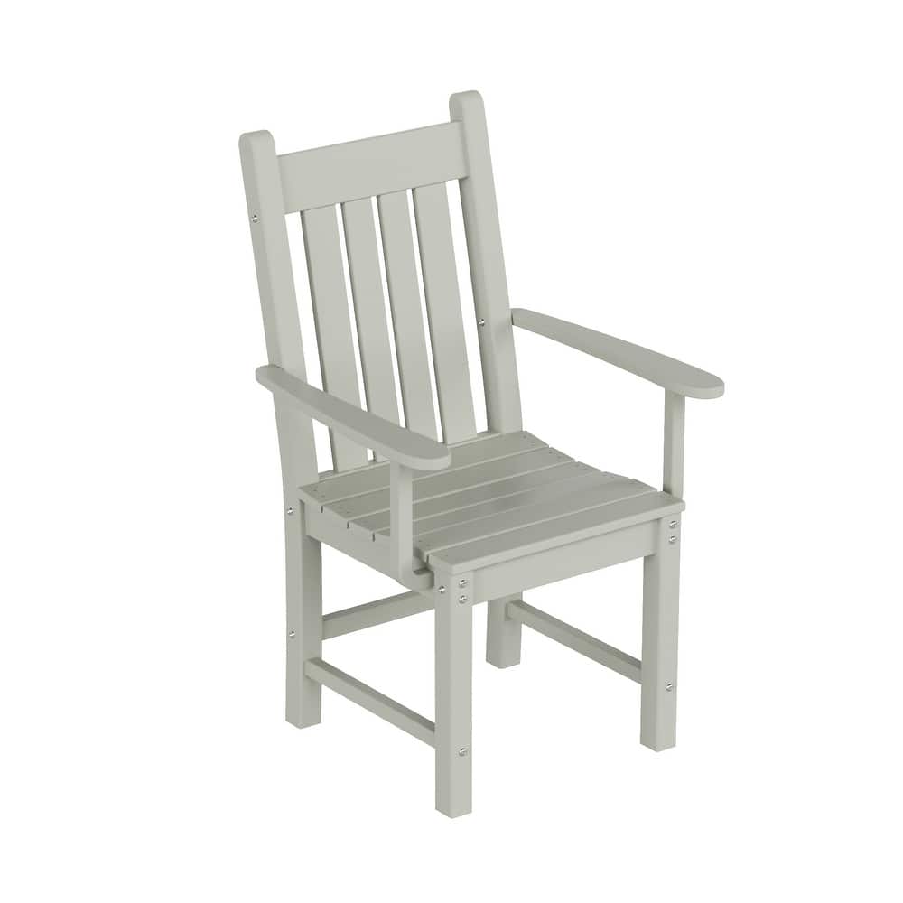 Laguna Hdpe All Weather Outdoor Patio Dining Chair With Arms