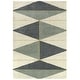 preview thumbnail 23 of 43, Balta Rugs Balta Levine Modern Geometric Shag Area Rug 4'4" x 6' - Navy