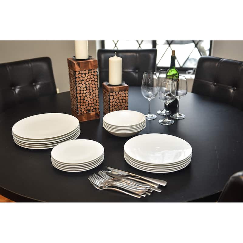 Extreme White Round Salad Plate 8.25" Set /6