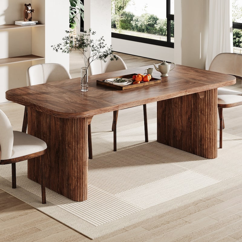 Wood Dining Table, Modern Kitchen Table, Dining Room Accent Table