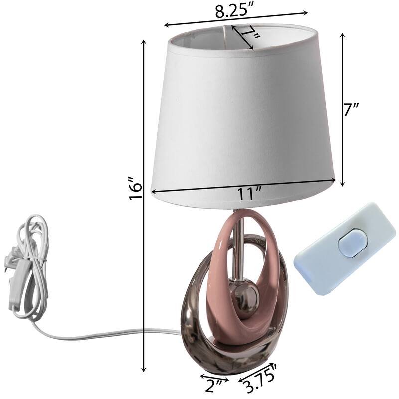 Bedroom Lamps, Nightstand Lamp, Desk lamps, Cool Lamps for Ideal Gifts, Designer table lamps, Decorative Lamps, Set of 2