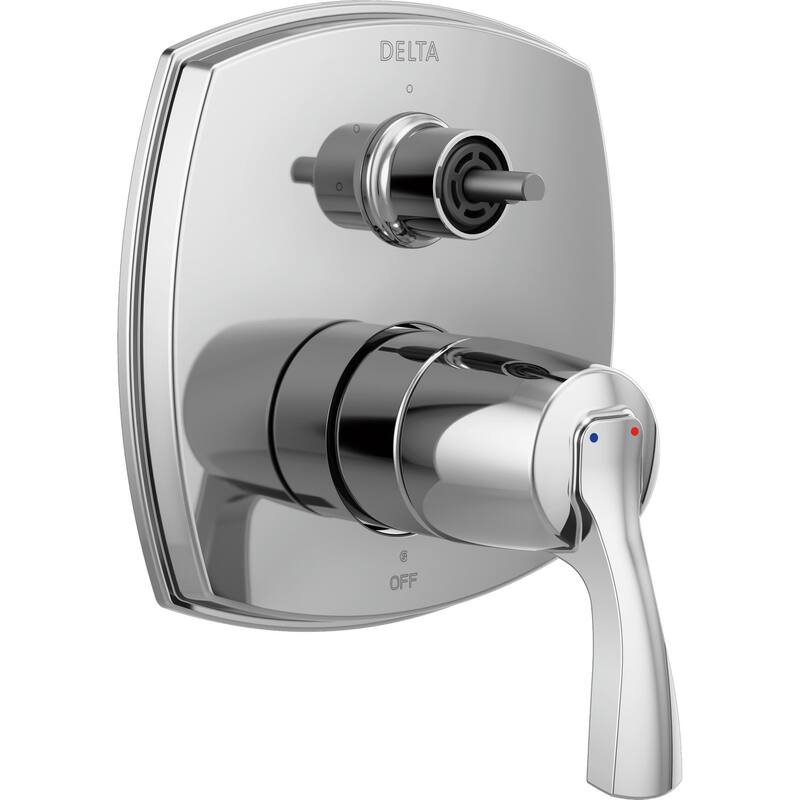 Delta Stryke 14 Series Pressure Balanced Valve Trim with Integrated 3 - Lumicoat Chrome