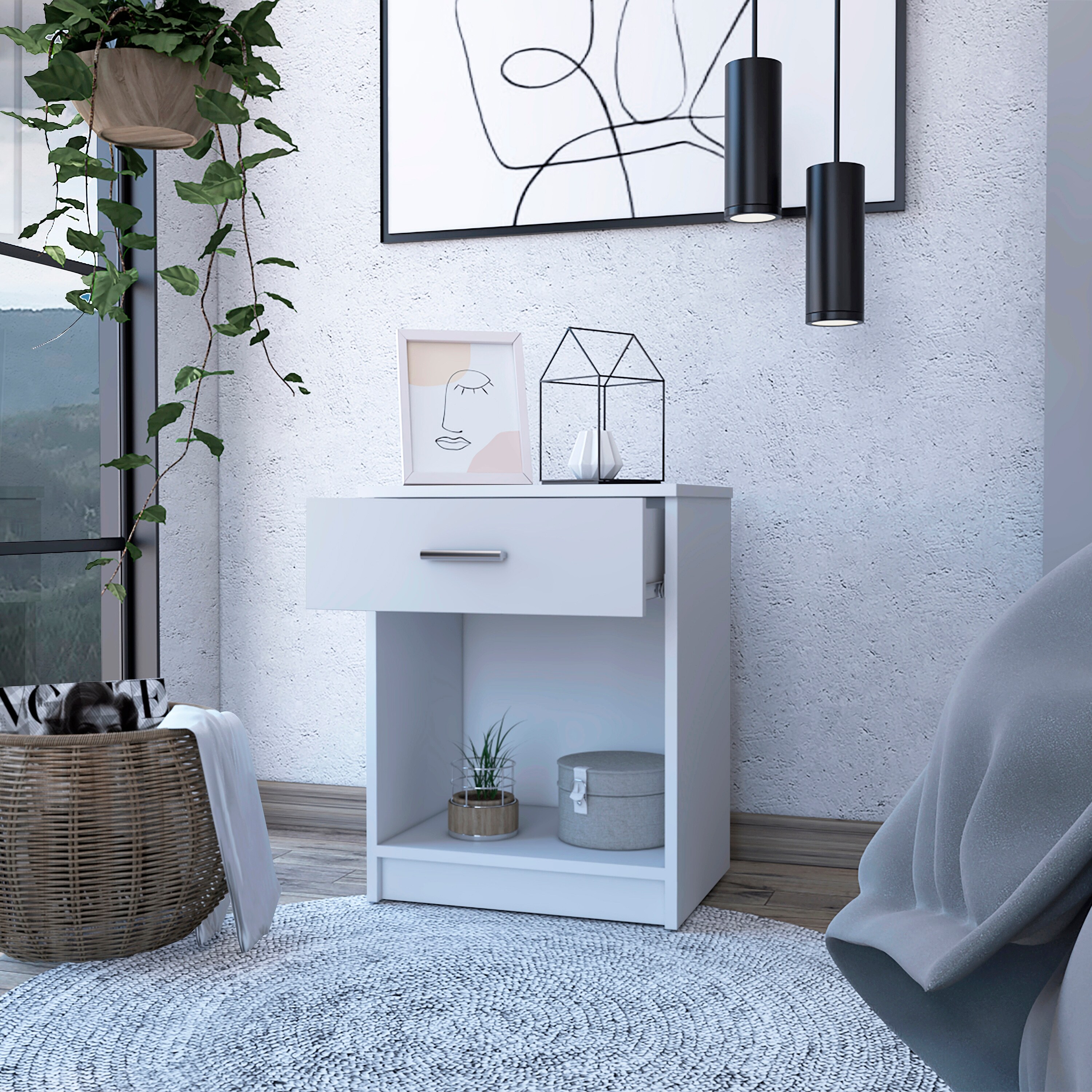 Modern online minimalist nightstand