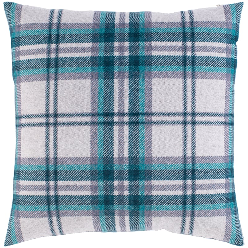 Artistic Weavers Kip Classic Plaid Knit 22-inch Throw Pillow