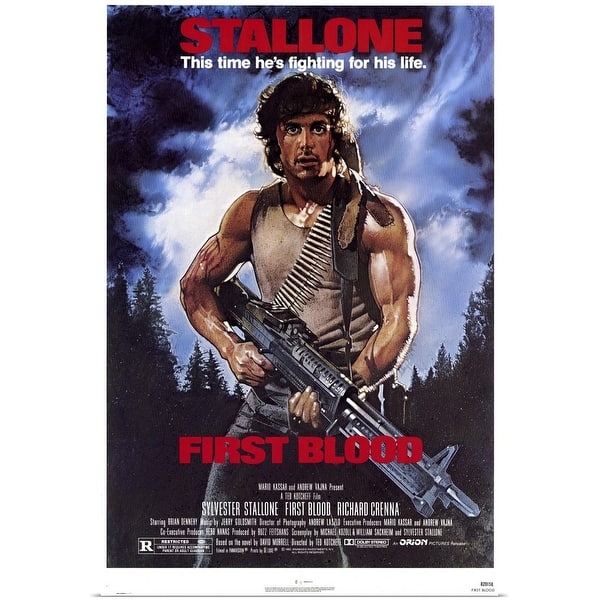 Rambo movie poster First Blood Part II : 11 x 17 Sylvester Stallone  poster 