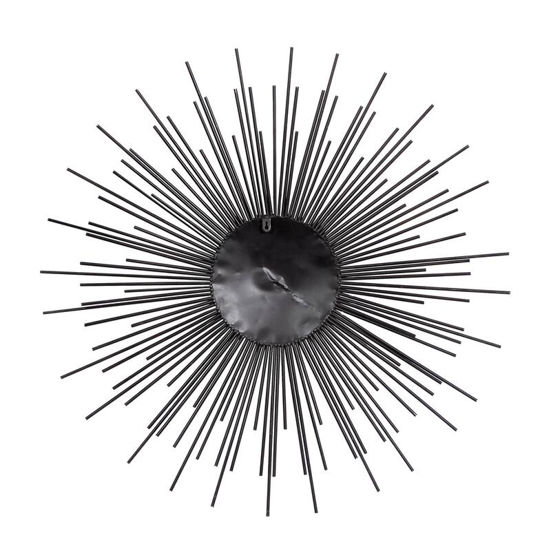 Metal Sunburst Home Wall Decor with Cream Capiz Shell Center - Copper - Roche River Decor