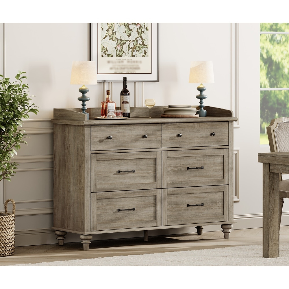 distressed grey dresser Furniture of America Daphne Gray Dresser