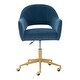 preview thumbnail 43 of 53, Saloma Velvet Office Chair