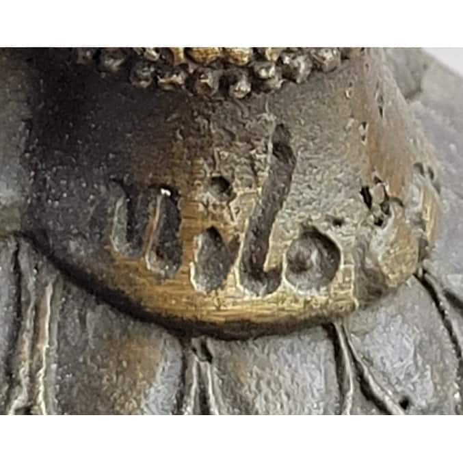 Two Headed Imitative Elephant Candle Holder Bronze Sculpture Marble Base Figurine Statue