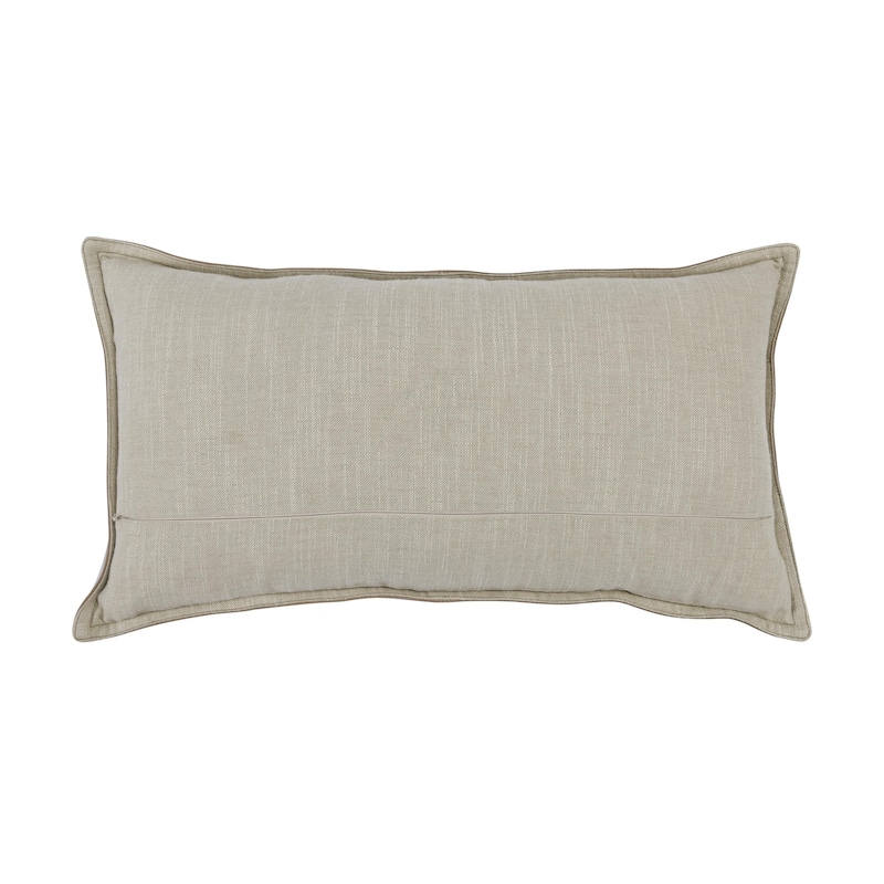 Kosas Home Cheyenne 100% Leather Throw Pillow, Taupe