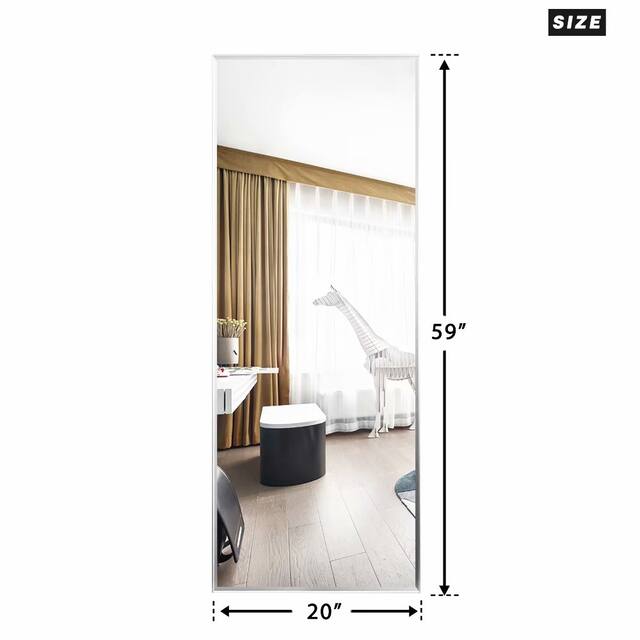 Carson Carrington Paaskynen Aluminum Alloy Full Length Floor Mirror