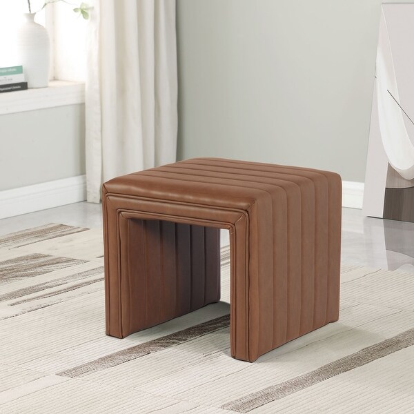 HomePop Modern Channel Ottoman - On Sale - Bed Bath & Beyond
