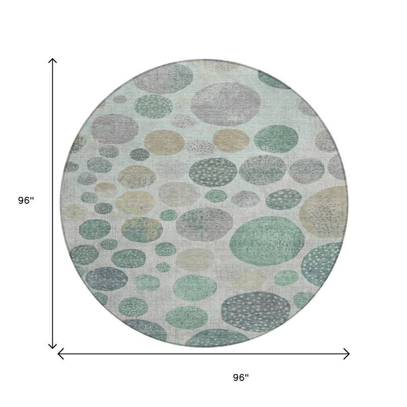 HomeRoots Geometric Transitional Rectangle Outdoor Rug