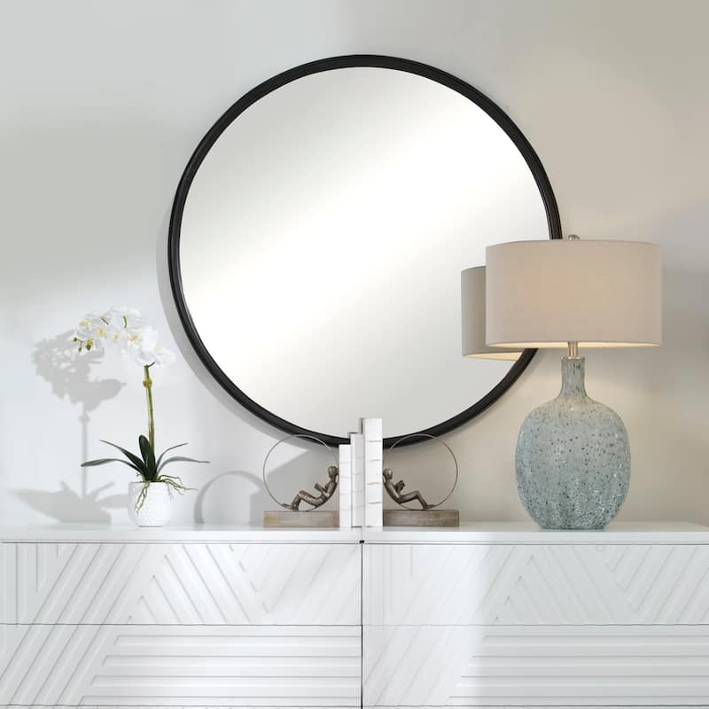 Uttermost Dawsyn 44" Round Large Modern Industrial Vanity Bathroom