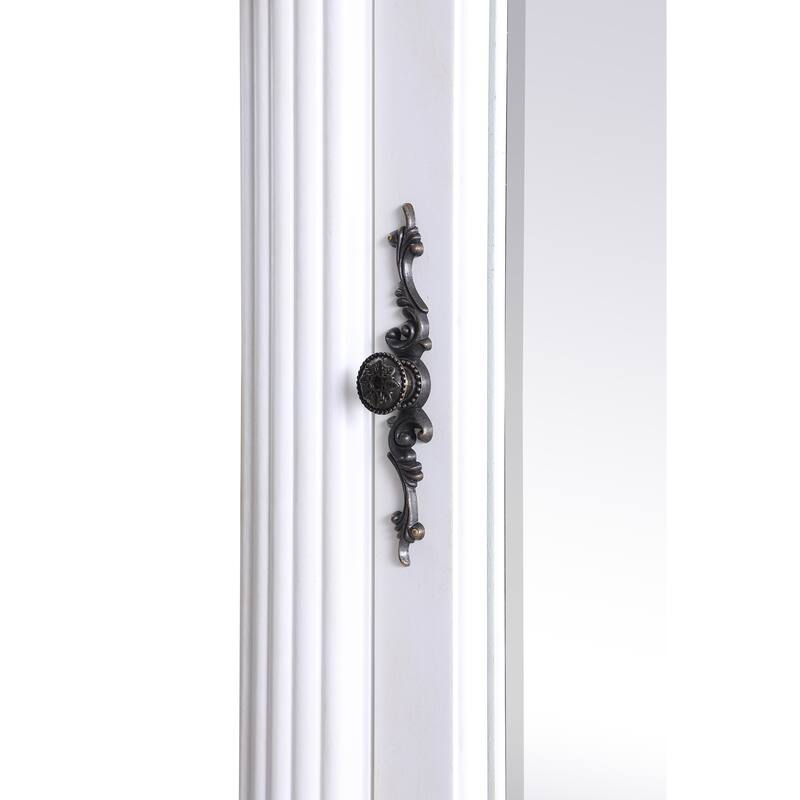 Roman 25" Antique White Medicine Cabinet