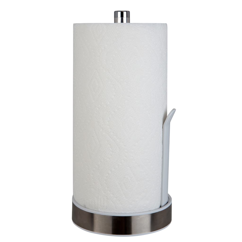 Kitchen Details Paper Towel Holder with Deluxe Tension Arm in Black