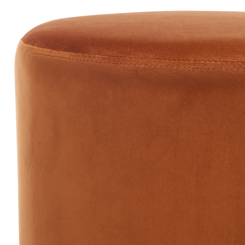 SAFAVIEH Reika Ottoman With Tassel (Fully Assembled)