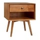 preview thumbnail 19 of 54, Middlebrook Mid-Century Solid Wood 1-Drawer, 1 Shelf Nightstand