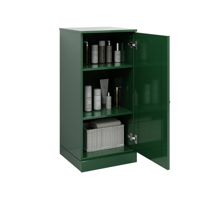 Palace Imports Solid Wood Bathroom Storage Cabinet, Raised Panel Door, Adjustable Shelves