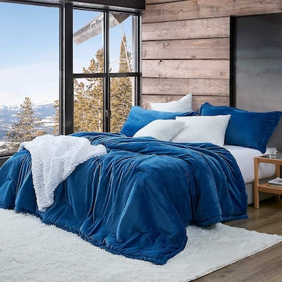 Touchy Feely - Coma Inducer® Oversized Comforter Set - Cuddly Blue