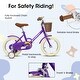 preview thumbnail 8 of 9, Kids Bike 14 Inch Wheels Girls Bike 1-Speed Child Bicycles