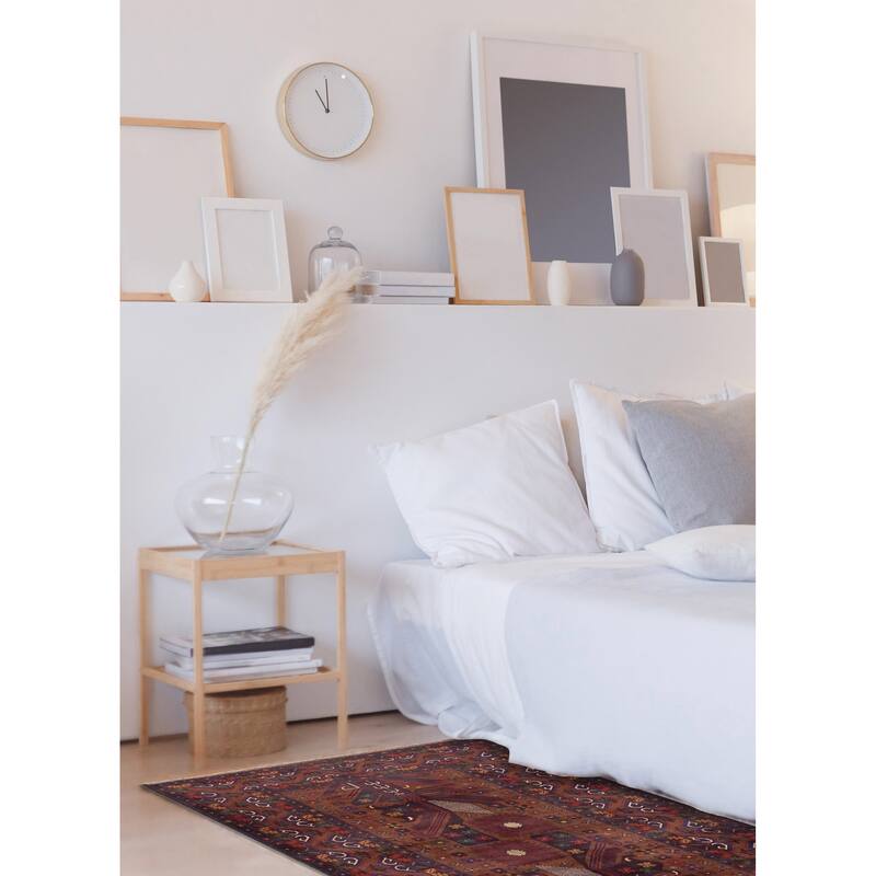 ECARPETGALLERY Hand-knotted Teimani Brown Wool Rug - 3'9 x 6'6