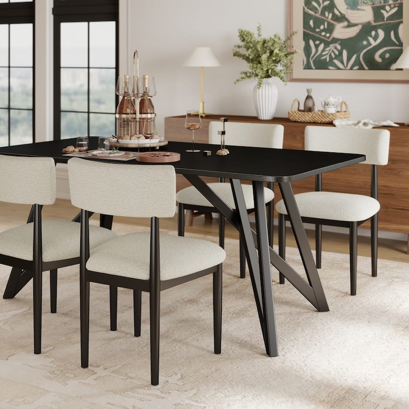 Roundhill Furniture Axler 5-Piece Dining Set