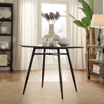 Belita Mid-century Two-tone Modern Wood Dining Table iNSPIRE Q Modern