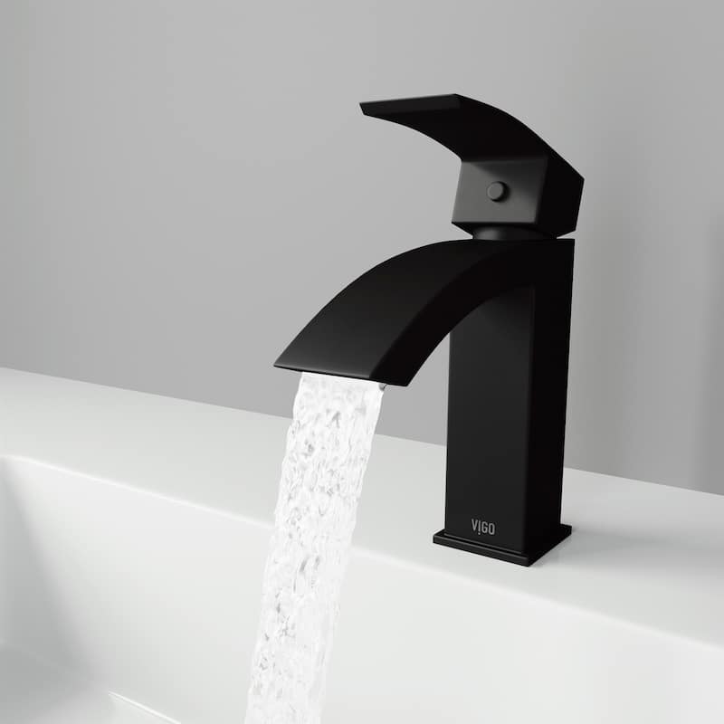 VIGO Satro 7" H Single Handle Single Hole Bathroom Faucet
