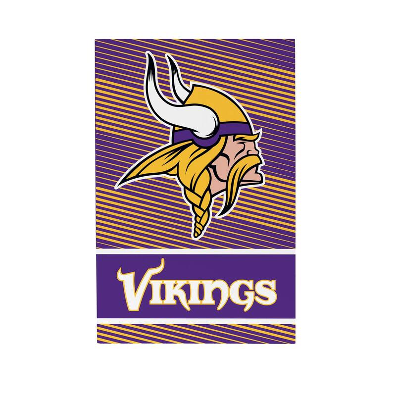 Minnesota Vikings Wooden Tabletop Mantel Shelf Sign