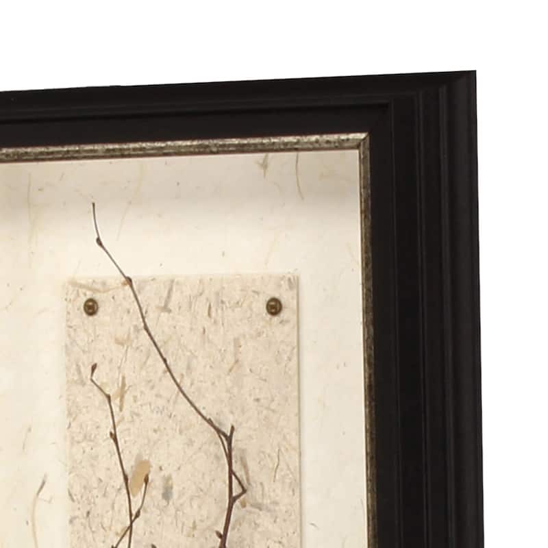 In Balance S/2 Framed Art Mixed Media Under Glass