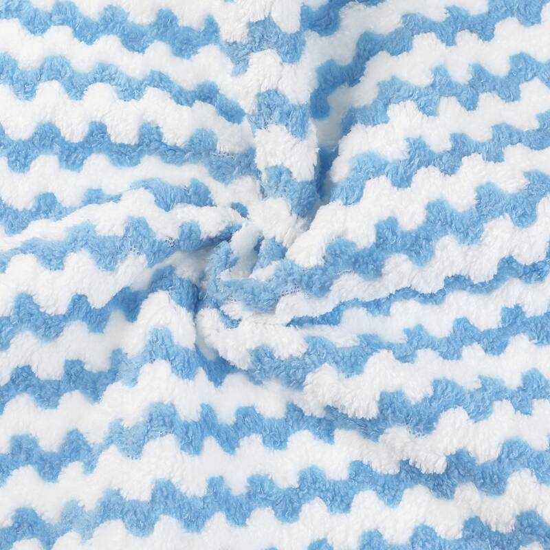 Microfiber Cleaning Cloth, 12 Pack Highly Absorbent Lint Free Rags Reusable and Washable Cleaning Towels - Blue 10" x 10"