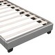 preview thumbnail 17 of 25, PU Leather Upholstered Bed Twin Platform Bed with Rabbit Headboard