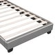 preview thumbnail 8 of 25, Twin Size Upholstered Leather Platform Bed with Rabbit Ornament