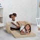 preview thumbnail 7 of 8, Serta Perfect Sleeper Extra Wide Convertible Sofa to Lounger - Comfy 2-in-1 Flip Open Couch/Sleeper for Kids