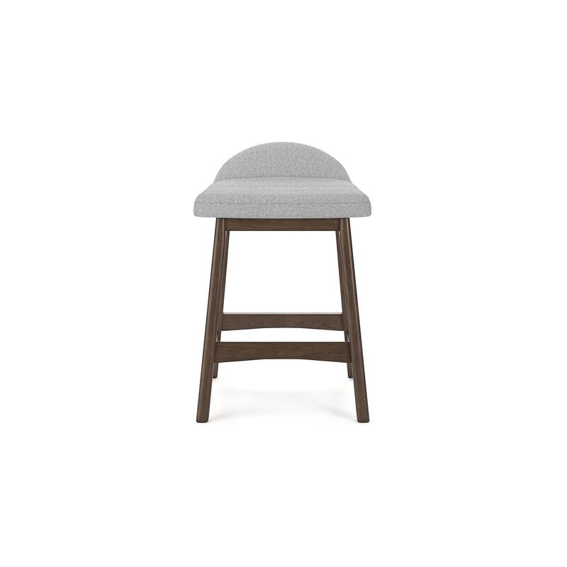 Signature Design by Ashley Lyncott Upholstered Counter Height Bar Stool (Set of 2) - 19"W x 20"D x 29"H