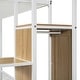 preview thumbnail 27 of 30, Versatile Design Twin over Full Metal Bunk Bed with Trundle and Lateral Storage Practical Step Ladder and Built-in Wardrobe