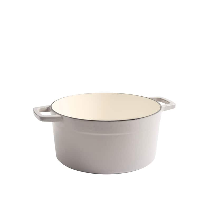 Martha by Martha Stewart 5 QT Enameled Cast Iron Dutch Oven w/Lid - Bay Leaf
