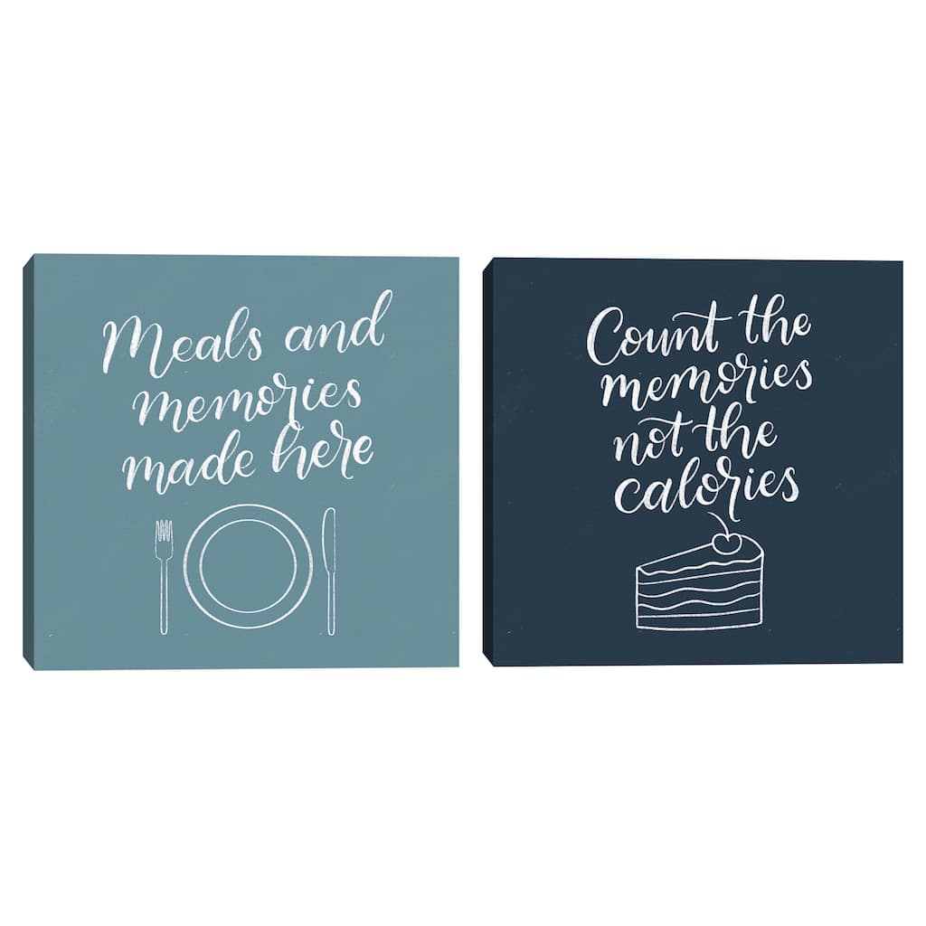 Kitchen Words II Square, Kitchen Words IV Square by Becky Thorns Canvas Art Prints
