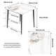 preview thumbnail 9 of 22, Modern Slate Kitchen Dining Table with Sintered Stone Top Metal Legs (Table Only) - 31.5x31.5x30 inch