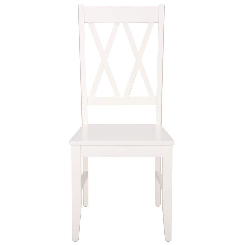 SAFAVIEH HOME Yana Double X-Back Side Chair - 18"W x 22"D x 39"H